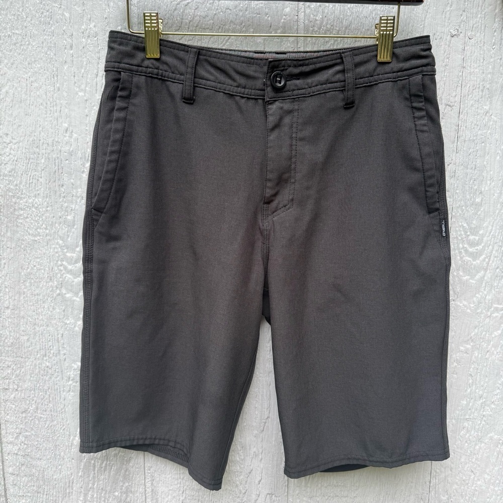 O'Neill Men's Stockton Hybrid Shorts Standard Fit Stretch Grey Size 28